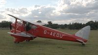 G-AEDU @ X1WP - 1. G-AEDU at The 28th. International Moth Rally at Woburn Abbey, Aug. 2013.