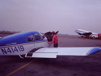 N41419 @ ROC - flying lessions, Rochester NY, mid-1970's - by Jarl Hasby