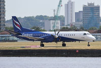 G-CDKA @ EGLC - Just landed at London City. - by Graham Reeve