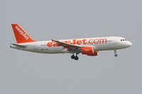 G-EZUM @ LFBO - Airbus A320-214, Short approach rwy 14R, Toulouse Blagnac Airport (LFBO-TLS) - by Yves-Q