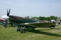 F-AZJS @ LFFQ - Supermarine Spitfire PR19 389, La Ferté Alais Airfield (LFFQ) - by Yves-Q