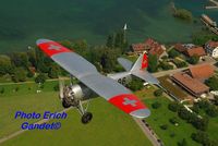 HB-RAG @ LSZV - Dewoitine HB-RAG  1930 with Hispano Suiza radial - by Erich Gandet