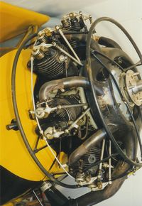 HB-MKZ - Siemens Halske SH14 radial engine 160 HP - by A. Zeller