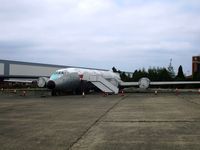 G-ANCF @ EGGP - Looks like a wheels up landing to me - by Guitarist