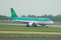 EI-CVC @ EGCC - Aer Lingus Airbus A320-214 taxiing at Manchester Airport. - by David Burrell