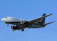 OY-MRK @ AMS - Landing on runway C18 of Schiphol Airport - by Willem Göebel