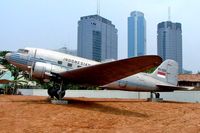 AF-4775 - Douglas DC3C-47B-45-DK [16968/34228] Jakarta-Selantan~PK 25/10/2006. RI-001 was cancelled and the other marked RI-001 is T-462 displayed at Jakarta-Kampung Rambutan~PK. - by Ray Barber