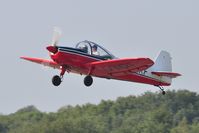 G-BXRF @ EGFH - Visiting Super Emeraude - touch and go and departure. - by Roger Winser
