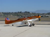 N151WR @ CMA - 2001 Balz TM-1 THUNDER MUSTANG 'Cloud Chaser', Falconer V-12 640 Hp, 75% scale carbon fiber P-51, 102 gallons, Cruise-345 mph, Vne 505 mph, where's the nearest fuel pump?, taxi - by Doug Robertson