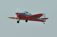 G-BXRF @ EGFH - Visiting Super Emeraude departing Runway 22. - by Roger Winser