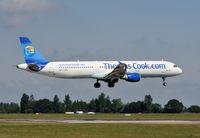 G-OMYJ @ EGSH - Landing onto runway 09. - by keithnewsome