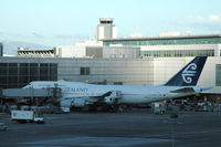 ZK-NBV @ SFO - at SFO, docked at international terminal