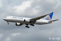 N788UA @ EGLL - Photographed landing 27R at Heathrow. - by Noel Kearney