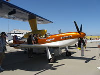 N151WR @ CMA - 2001 Balz TM-1 THUNDER MUSTANG 'Cloud Chaser', Falconer V-12 640 Hp, engine rpm gear reduction 2.8/1 to four-blade constant speed MT prop, 75% scale carbon fiber P-51, always a big popular attraction - by Doug Robertson