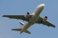 F-GUGK @ LFRB - Airbus A318-111, Take off rwy 07R, Brest-Bretagne Airport (LFRB-BES) - by Yves-Q