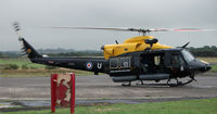 ZJ240 @ EGFH - Seen at EGFH, Griffin HT1, coded U from SARTU based at RAF Valley, Anglesey. - by Derek Flewin