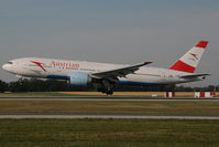 OE-LPA @ LOWW - Austrian Airlines Boeing 777-200 - by Dietmar Schreiber - VAP
