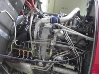 N47EG @ KMMU - Engine - by HughJ