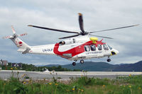 LN-OLF - Taking off from its base at University Hospital of Nord-Norway in Tromsø