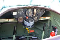 G-AEBJ @ EGTH - 4. Cockpit of G-AEBJ - seen at The Shuttleworth Collection's 50th Anniversary Pagent Flying Day, September 20134. - by Eric.Fishwick