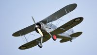 G-AMRK @ EGTH - 44. K7985 in display mode at The Shuttleworth Collection's 50th Anniversary Pagent Flying Day, September 2013.