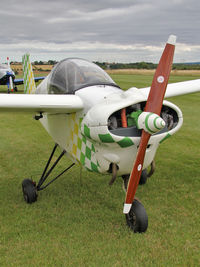 G-ARFV @ X5FB - Tipsy T-66 Nipper 2, Fishburn Airfield, August 2013. - by Malcolm Clarke