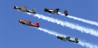 N23PM @ KPAE - Four in formation at the 2013 6th Annual Vintage Aircraft Weekend at the Historic Flight Foundation located at Payne Field - by Guy Pambrun