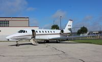 N376QS @ KMKE - Cessna 680 - by Mark Pasqualino