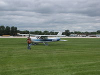 N19767 @ KOSH - On the Grass taxi way at Oshkosh - by steveowen