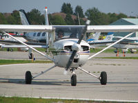 C-FFHH @ CYKZ - This little Cessna holds a dear place in my heart because I trained in it for my PPL back in 1985 with Toronto Airways here at its home base. It spent most of its life training pilots until moving to London, Ontario in 2012. Note the pilot's heights. - by Chris Coates