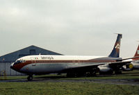 N716HH @ STN - Boeing 707-321 of Aeropa as seen at Stansted in January 1977 before being scrapped there. - by Peter Nicholson