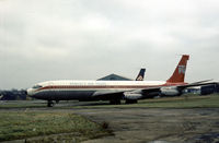 N714FC @ STN - Boeing 707-321 of Perfect Air Tours as seen at Stansted in January 1977. - by Peter Nicholson