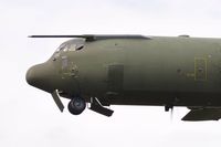 ZH870 @ EGFH - Low pass by RAF Hercules C.4 coded 870. Recently fitted with a refuelling probe. - by Roger Winser
