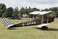 G-AHAN @ X1WP - De Havilland DH-82A Tiger Moth II at The De Havilland Moth Club's 28th International Moth Rally at Woburn Abbey. August 2013. - by Malcolm Clarke