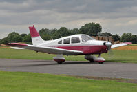 G-CDON @ EGBR - Piper PA-28-161 Cherokee Warrior II at The Summer Madness Fly-In. The Real Aeroplane Company, Breighton Airfield, August 2013. - by Malcolm Clarke