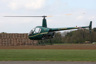 G-DODB @ EGBR - Robinson R22 Beta at The May-hem Fly-In, Breighton Airfield, May 2013. - by Malcolm Clarke