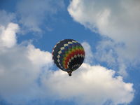 UNKNOWN @ KCHO - Hot air balloon coming from the direction of CHO