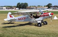 N4313P @ KOSH - Piper PA-18-150 - by Mark Pasqualino
