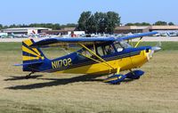N11702 @ KOSH - Bellanca 7KCAB - by Mark Pasqualino