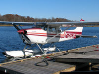 C-GUJR @ CNV6 - After a fun day of flying around over cottage country the two pilots in this Skyhawk stopped here for fuel. This is at Lake St. John Seaplane base that's just north of Orillia, Ontario. - by Chris Coates