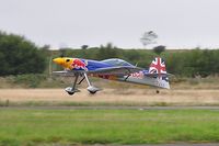 D-EVXA @ EGFH - Visiting XA-41 of the Matadors formation aerobatic team flown by Steve Jones departing Swansea Airport. - by Roger Winser