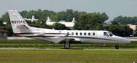 N370TC @ KAXN - Cessna 560 Citation Excel departing runway 31. - by Kreg Anderson