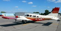 N74WT @ KAXN - Piper PA-34-220T Seneca on the line. - by Kreg Anderson
