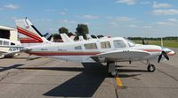 N8417A @ KAXN - Piper PA-34-220T Seneca on the line. - by Kreg Anderson