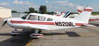 N5206L @ KAXN - Piper PA-28-180 Cherokee on the line. - by Kreg Anderson