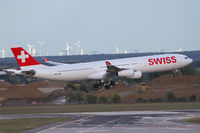 HB-JMJ @ LOWW - Swiss A340 - by Thomas Ranner
