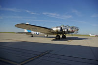 N9323Z @ KCBF - Sentimental Journey basking in the Iowa Sun - by Floyd Taber