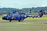 XZ251 @ EGUD - Westland Lynx HAS.2 [088] (Royal Navy) RAF Abingdon~G 15/09/1974. This was written off when bombed by the Argentinians aboard HMS Ardent in the South Pacific 21-05-1982.Image from a slide. - by Ray Barber
