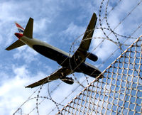 G-EUYE @ EDDT - Jumping over the western fence of TXL to runway 08 L - by Holger Zengler