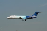 OH-BLH @ EBBR - Flight SK1591 is descending to RWY 25L - by Daniel Vanderauwera